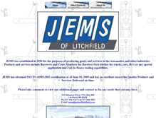 Tablet Screenshot of jemsoflitchfield.com